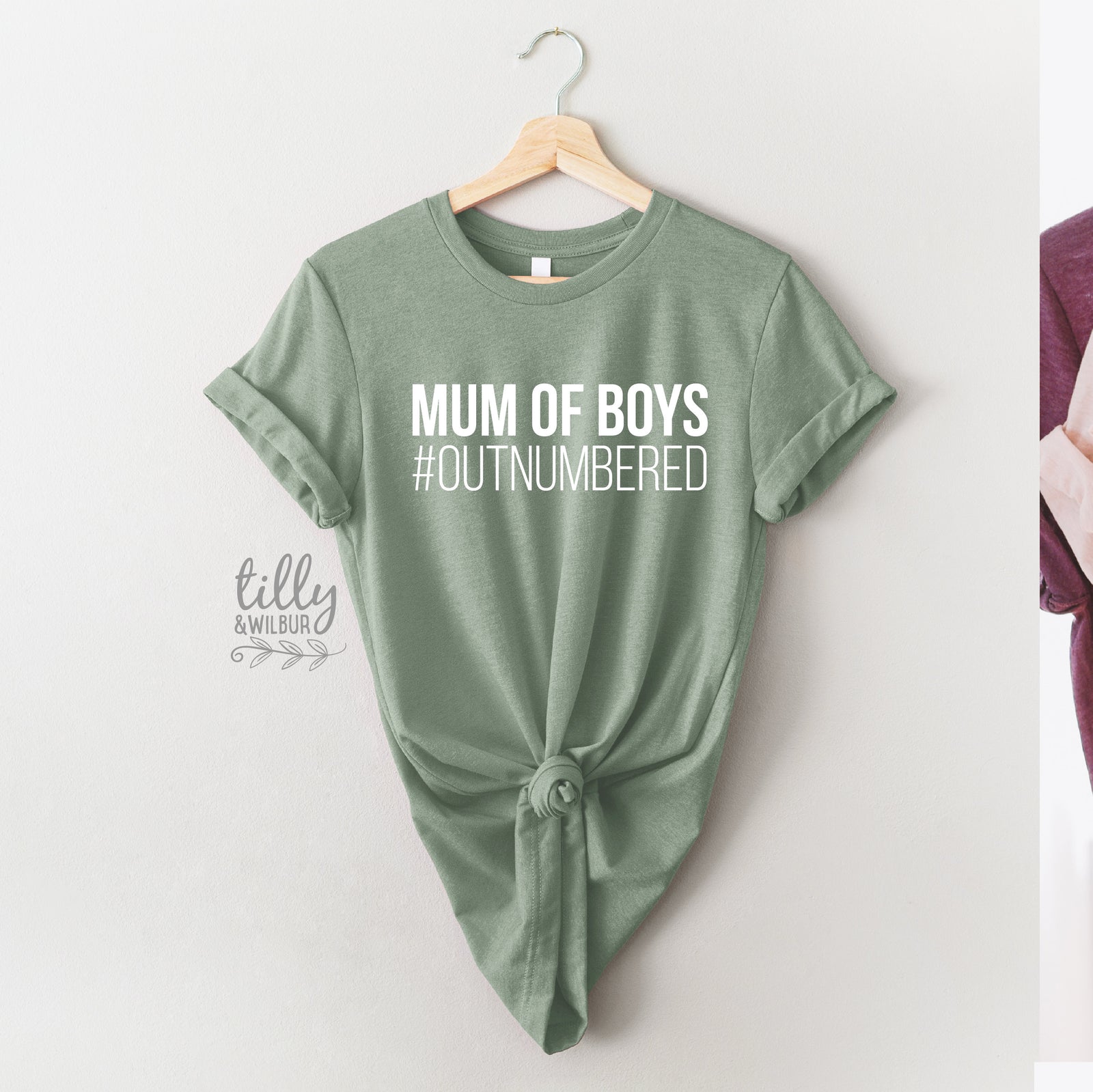 Mum Of Boys #Outnumbered T-Shirt, Mother&#39;s Day T-Shirt, Mother&#39;s Day Gift, Mum Of Songs, Mum Gift, Mum T-Shirt, Funny Mum T-Shirt, Mom Of