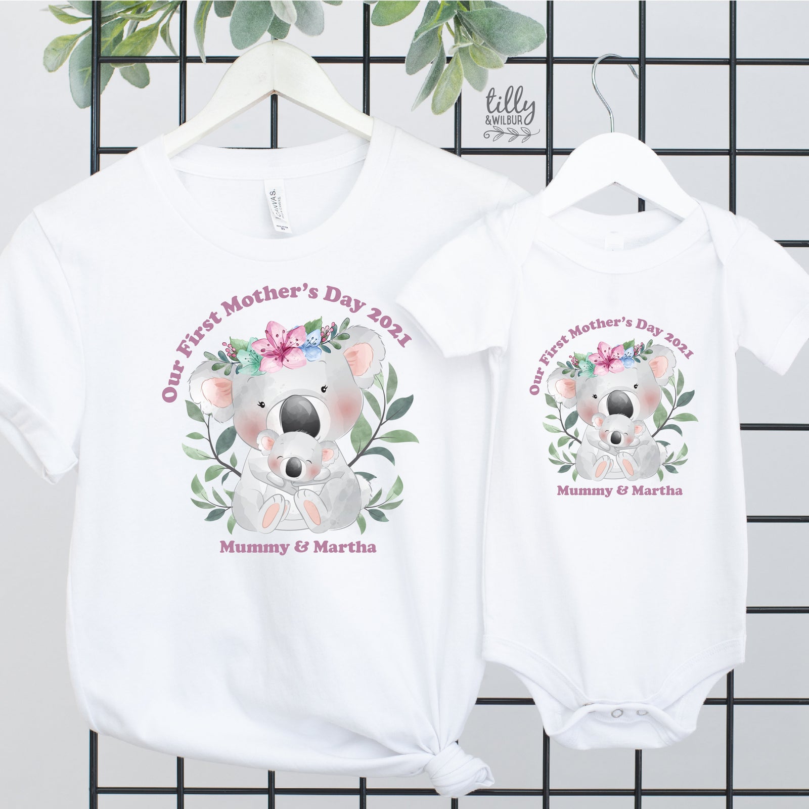 Our First Mother&#39;s Day 2021 Matching Outfits, Mother And Baby Mother&#39;s Day T-Shirts, Mothers Day Gift, Mummy & Me Matching, 1st Mother&#39;s Day