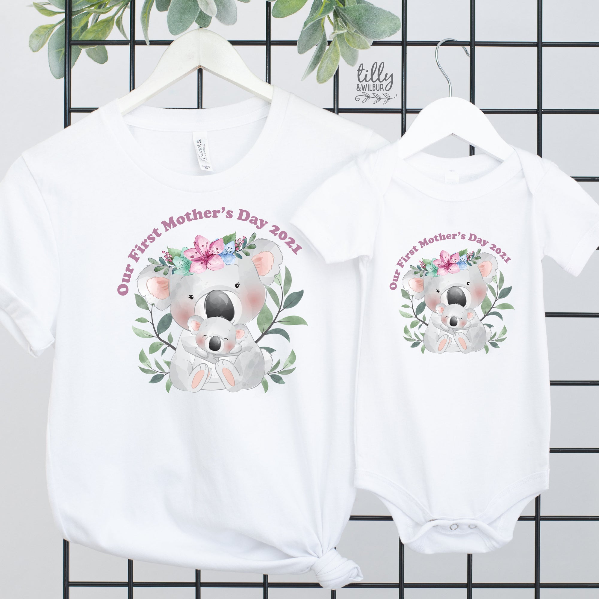 Our First Mother&#39;s Day 2021 Matching Outfits, Mother And Baby Mother&#39;s Day T-Shirts, Mothers Day Gift, Mummy & Me Matching, 1st Mother&#39;s Day