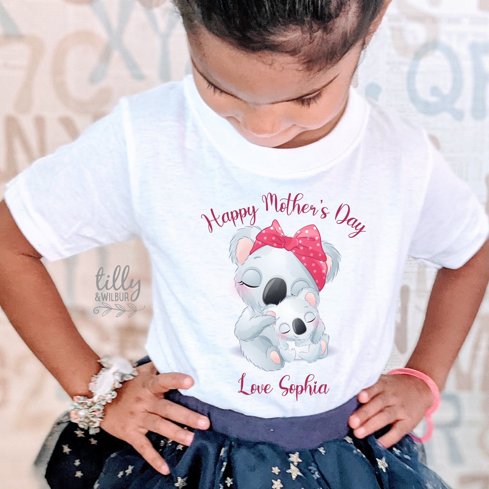 Mother&#39;s Day T-Shirt, Personalised Happy Mothers Day Shirt, Personalised Mother&#39;s Day, 1st Mother&#39;s Day, Mummy I Love You Happy Mother&#39;s Day