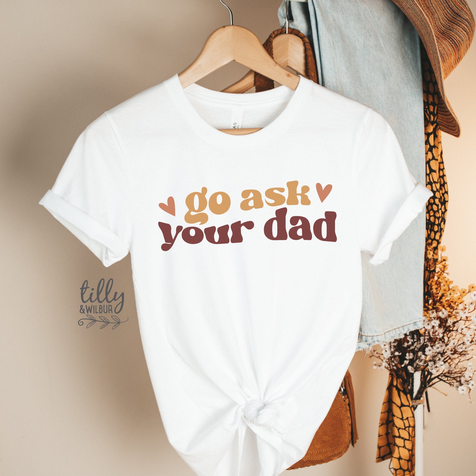 Go Ask Your Dad T-Shirt, Motherhood Is A Walk In The Park Women&#39;s T-Shirt, Funny Mum Tee, Mother&#39;s Day Gift, Mamasaurus T-Shirt, Not Today