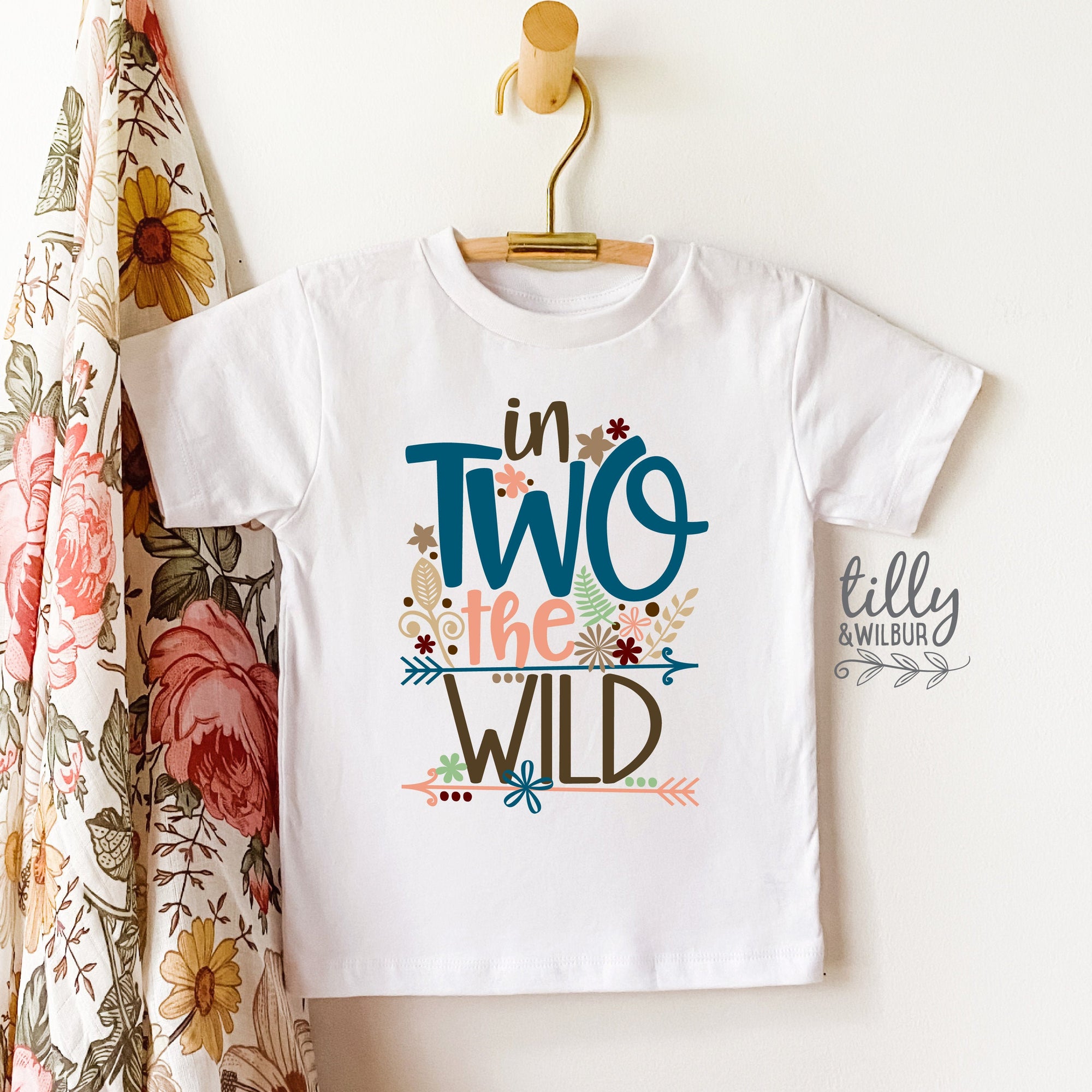 Two Wild Girls Birthday T-Shirt, Two Wild Birthday, 2 Year Old Girl, Second Birthday Gift, 2nd Birthday Present, 2nd Birthday Outfit, Girl 2