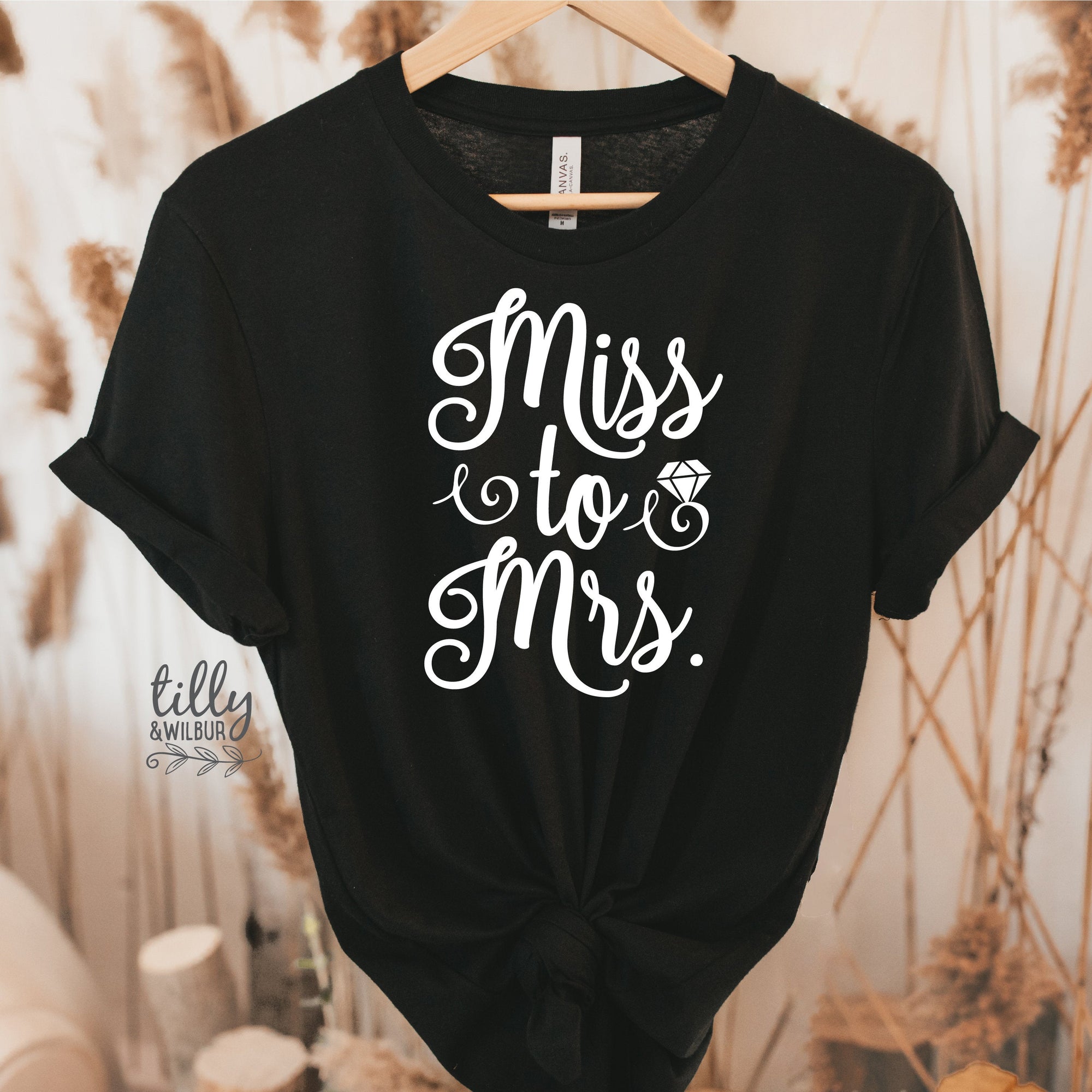 Bride T-Shirt, Miss To Mrs, Bachelorette Party T-Shirt, Bridal Party T-Shirts, Wifey T-Shirt, Bridal Shower Gift, New Bride Gift, Engagement