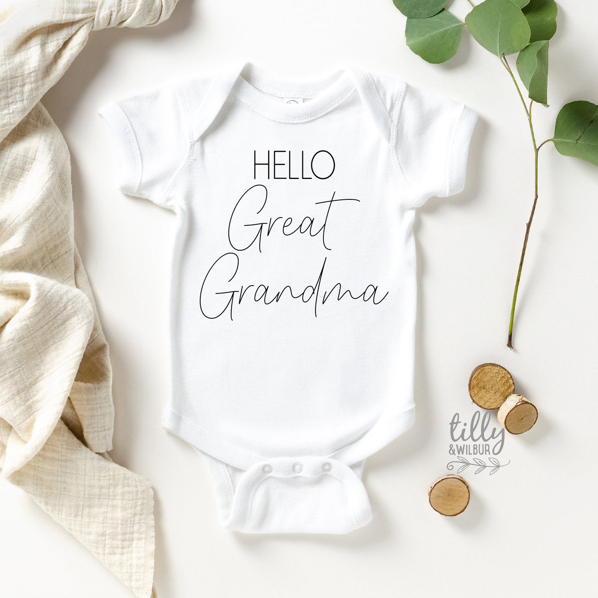 Great Grandma Bodysuit, Hello Great Grandma Bodysuit, Only The Best Grandparents Get Promoted To Great Grandparents Pregnancy Announcement
