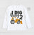 I Dig Being Two Birthday T-Shirt
