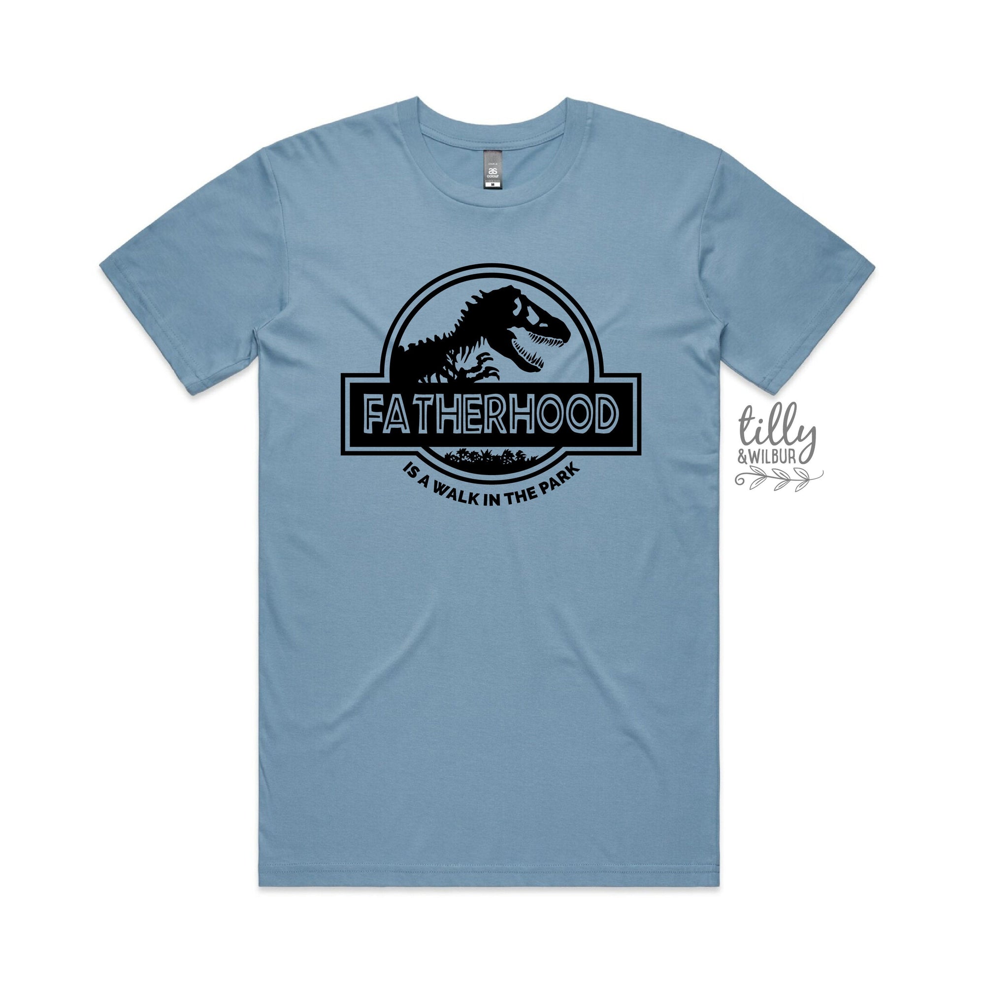 Father&#39;s Day T-Shirt, Fatherhood Is A Walk In The Park T-Shirt, Father&#39;s Day Gift, Dad Gift, Jurassic Park T-Shirt, Dinosaur T-Shirt, Dad