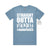 Straight Outta Money #dadofgirls T-Shirt, Father&#39;s Day T-Shirt, Father&#39;s Day Gift, Dad Of Daughters, Dad Gift, Dad T-Shirt, Funny Dad TShirt