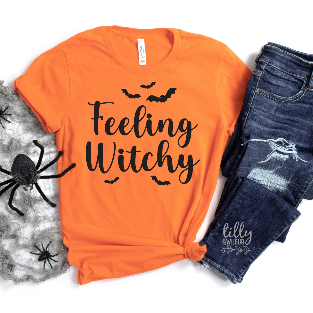 Feeling Witchy T-Shirt, Halloween T-Shirt, Witch Halloween Tee, Halloween Tee For Women, Ladies Halloween Shirt, Trick Or Treat, Costume Tee