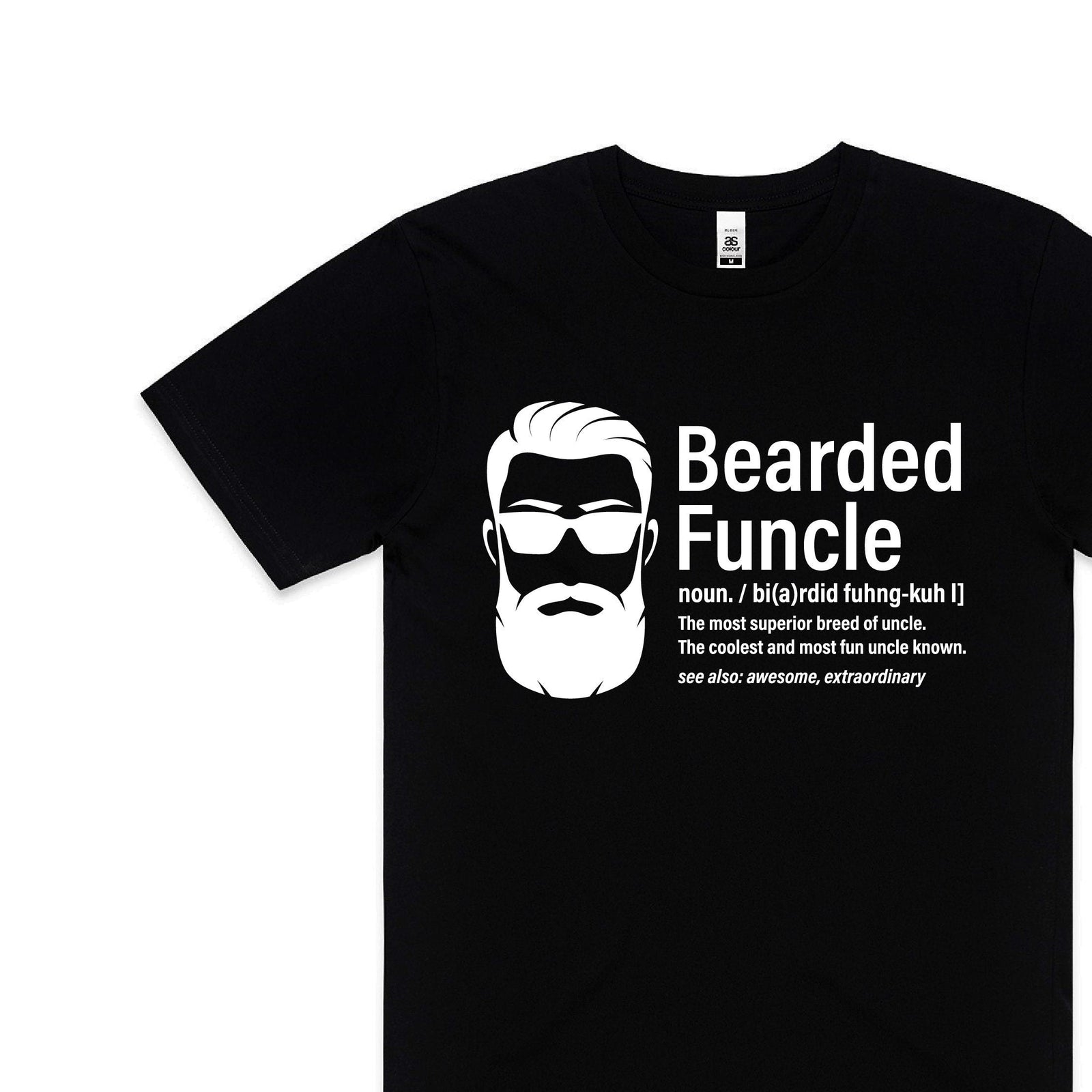 Bearded Funcle T-Shirt, Funny Uncle T-Shirt, Funny Uncle Gift, Pregnancy Announcement To Uncle, Shirts For Uncles, Funcle T-Shirt, Uncle Top