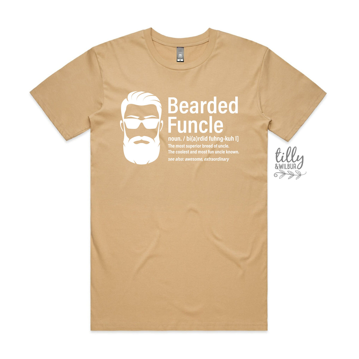 Bearded Funcle T-Shirt, Funny Uncle T-Shirt, Funny Uncle Gift, Pregnancy Announcement To Uncle, Shirts For Uncles, Funcle T-Shirt, Uncle Top