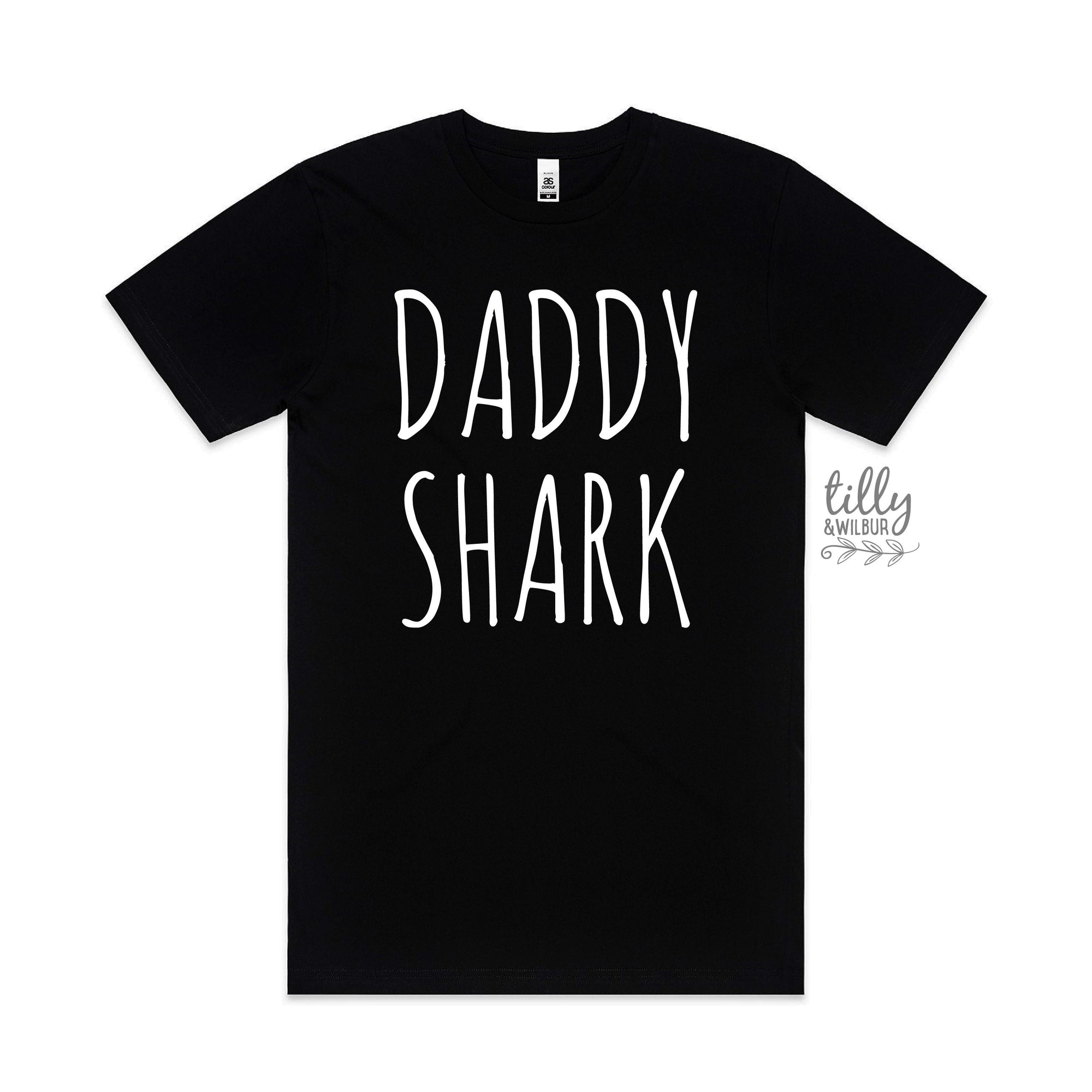 Daddy Shark T-Shirt, Matching Set Available, Matching Dad Baby, Daddy & Me, Daddy Daughter, Father&#39;s Day Gift, Christmas Gift, Baby Shark
