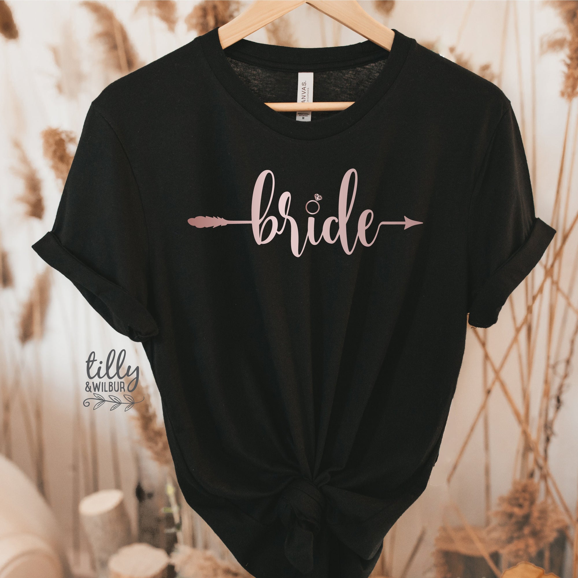 Bride Women&#39;s T-Shirt, Wedding Gift, Wedding Party, Bridal Party, Newlywed, His and Hers, Bride T-Shirt, Hens Night, Bride-To-Be, Bride Tee