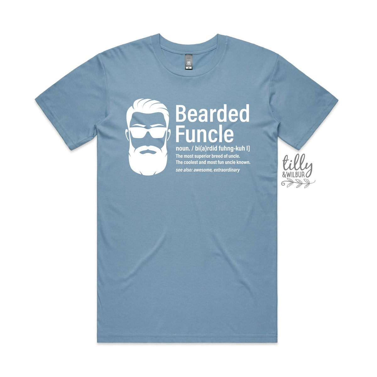 Bearded Funcle T-Shirt, Funny Uncle T-Shirt, Funny Uncle Gift, Pregnancy Announcement To Uncle, Shirts For Uncles, Funcle T-Shirt, Uncle Top