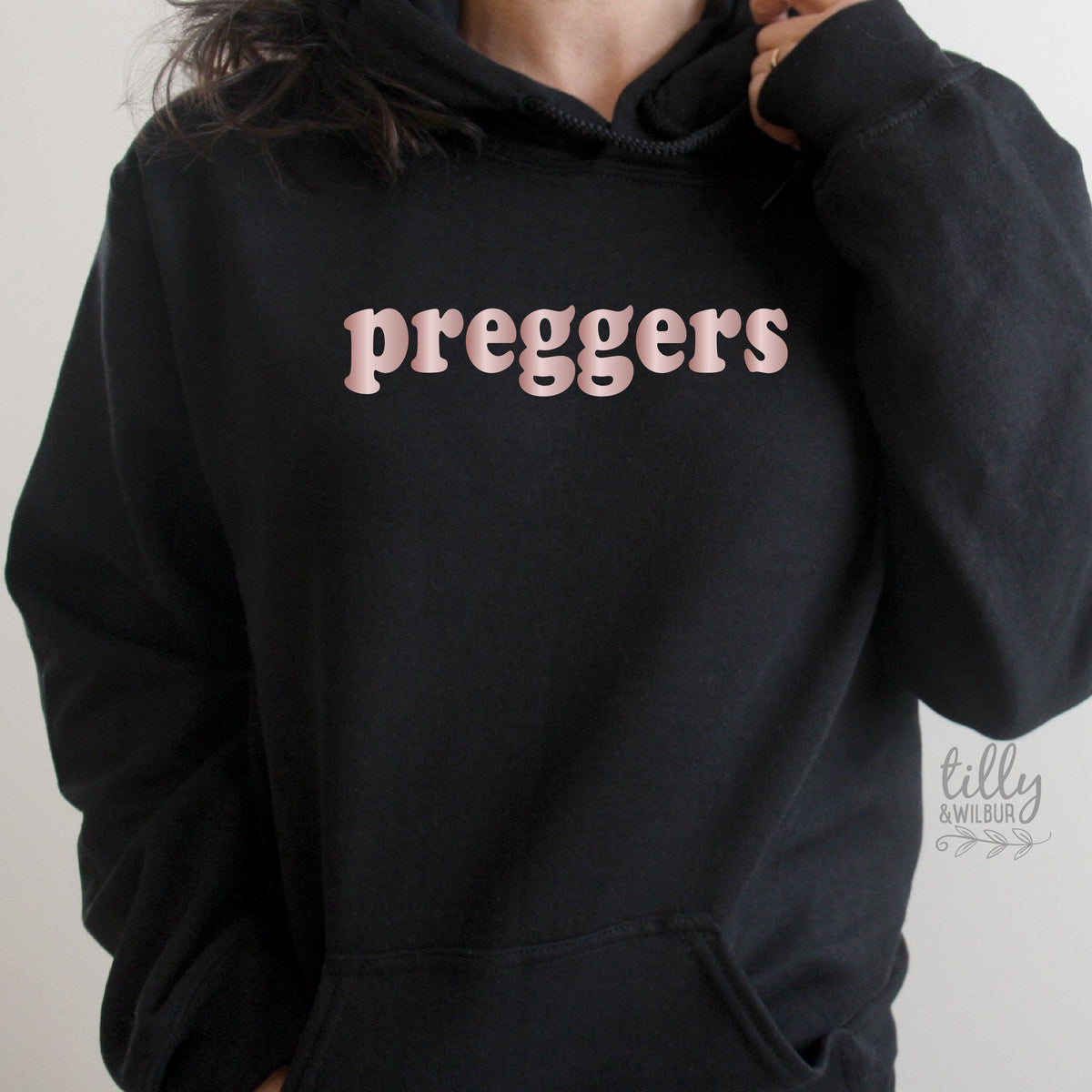 Preggers Hoodie, Pregnancy Announcement Jumper, Pregnancy Announcement T-Shirt, We&#39;re Having A Baby, Announcement Tee, I&#39;m Pregnant T-Shirt