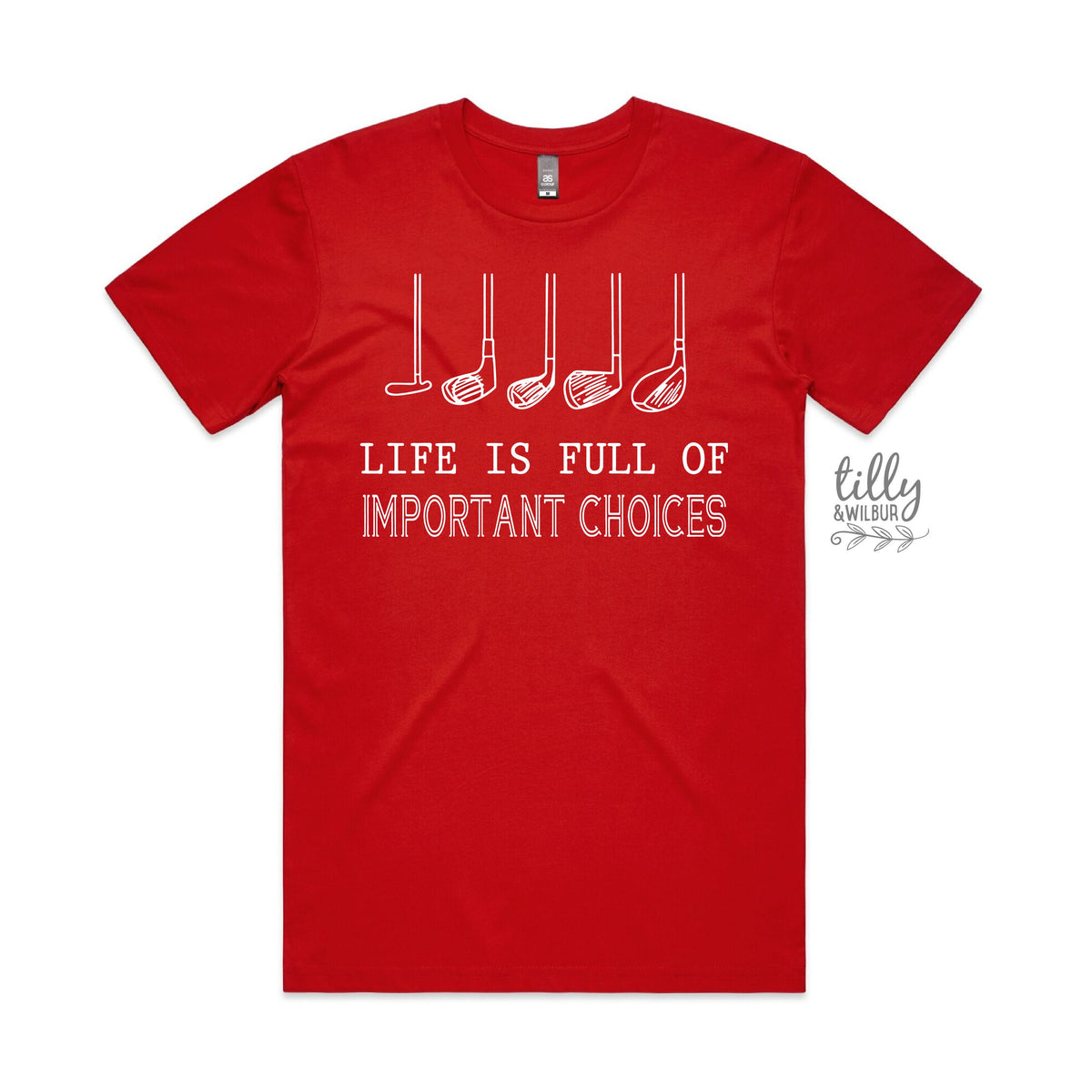 Life is Full of Important Choices T-Shirt, Gift For Golfer,  Funny Men&#39;s Golf T-Shirt, Golfer Birthday, Golf Gift For Men, Gift For Husband