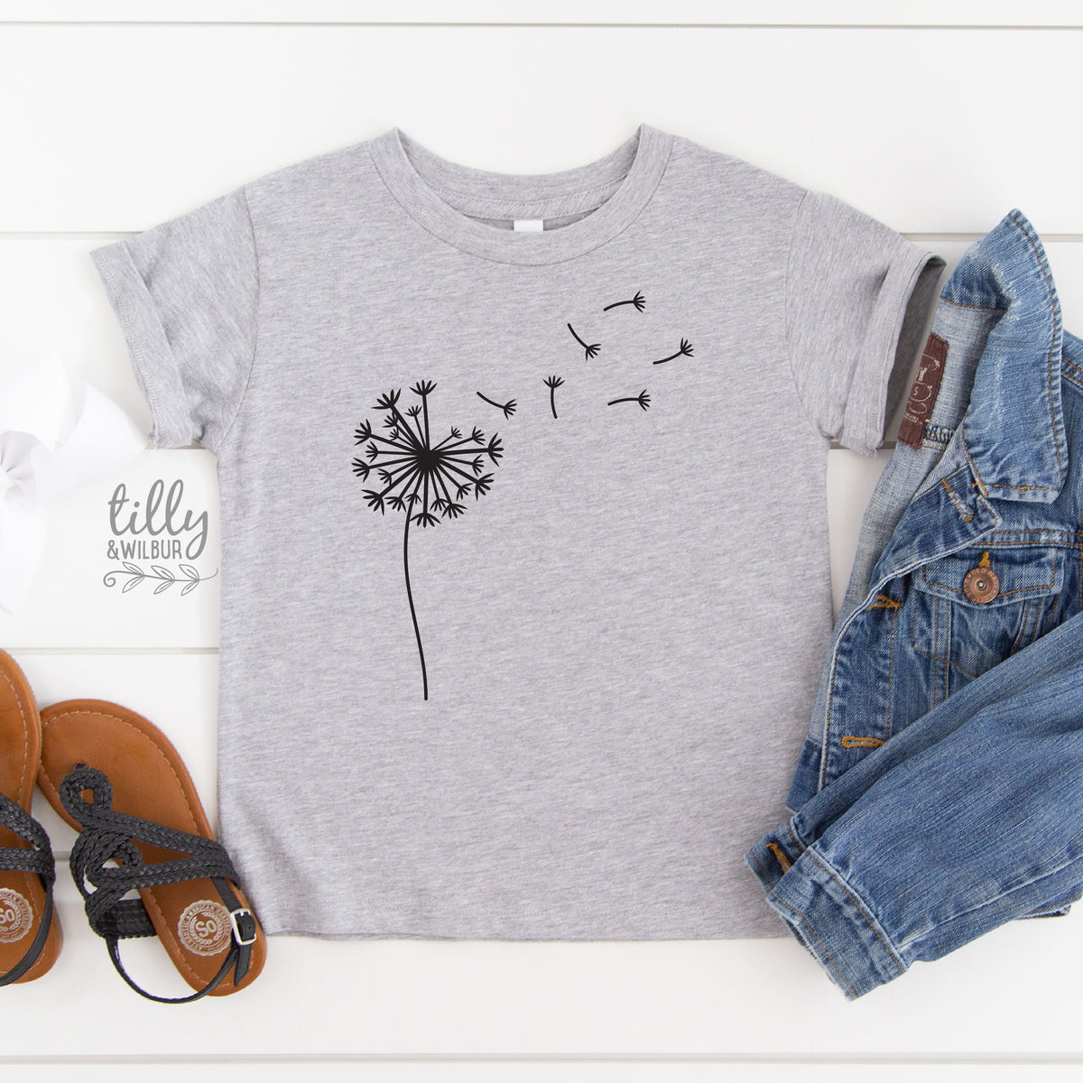 Dandelion T-Shirt, Dandelion Seeds T-Shirt, Dandelion Graphic Shirt, Girl&#39;s T-Shirt, Graphic Dandelion, Nature T-Shirt, Make A Wish T-Shirt