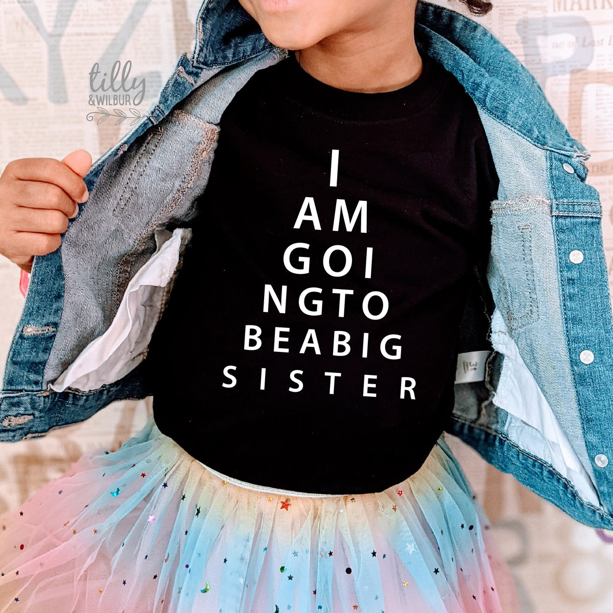 I Am Going To Be A Big Sister Eye Test T-Shirt, Eye Test Sister Shirt, I&#39;m Going To Be A Big Sister Shirt, Pregnancy Announcement, Big Sis
