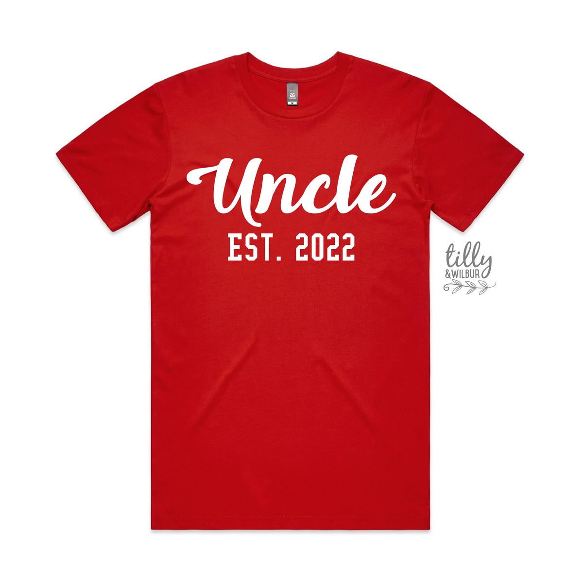 Uncle T-Shirt, Uncle Est. T-Shirt, Personalised Pregnancy Announcement Shirt, I&#39;m Going To Be An Uncle, Baby Shower Gift, Niece Nephew Gift