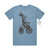 Easter T-Shirt, Men's Easter T-Shirt, Easter Egg Hunt T-Shirt, Men's Easter Gift, Mens Easter Outfit, Vintage Rabbit On Bicycle Illustration