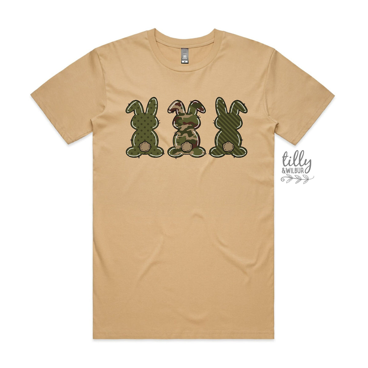 Easter T-Shirt, Men&#39;s Easter T-Shirt, Easter Egg Hunt T-Shirt, Men&#39;s Easter Gift, Men&#39;s Easter Outfit, Camo Bunny Rabbits, Camouflage Easter