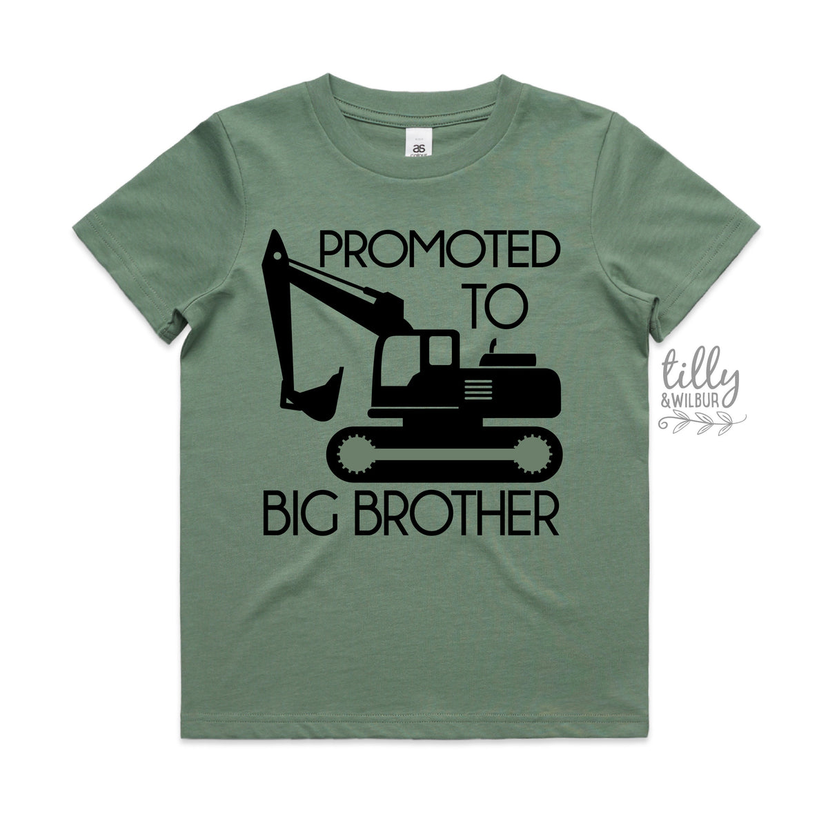 Big Brother T-Shirt, Promoted To Big Brother Shirt, Excavator T-Shirt, Digger T-Shirt, I'm Going To Be A Big Brother, Pregnancy Announcement