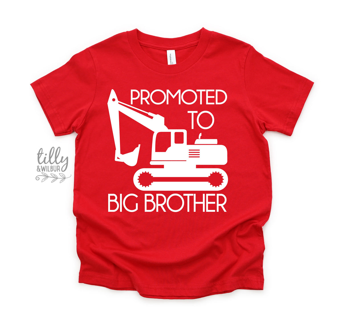 Big Brother T-Shirt, Promoted To Big Brother Shirt, Excavator T-Shirt, Digger T-Shirt, I&#39;m Going To Be A Big Brother, Pregnancy Announcement