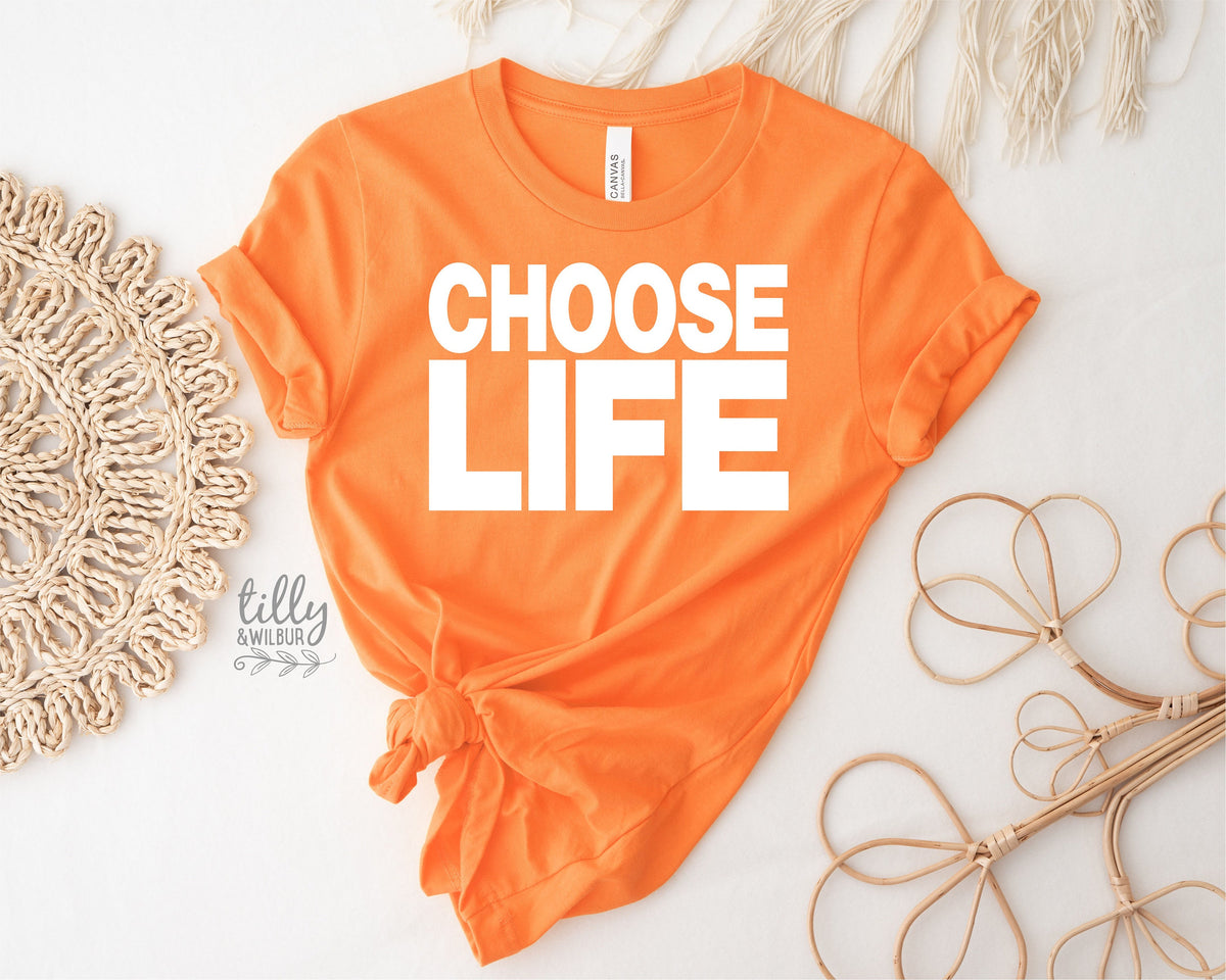 Choose Life T-Shirt, George Michael T-Shirt, Wham T-Shirt, Trainspotting T-Shirt, Retro 80s T-Shirt, 80&#39;s Night, Inspirational T-Shirt