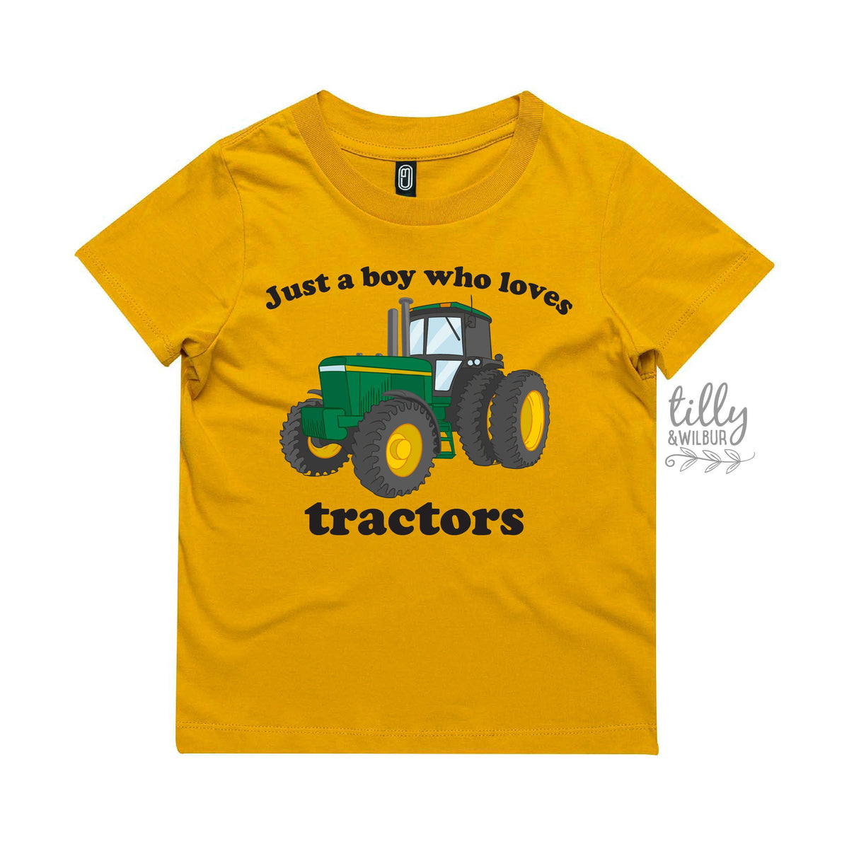 Tractor T-Shirt, Just a Boy Who Loves Tractors T-Shirt, Tractor Shirt, I Love Tractors T-Shirt, Farm Life, Tractor Lover Gift, Farmer Shirt