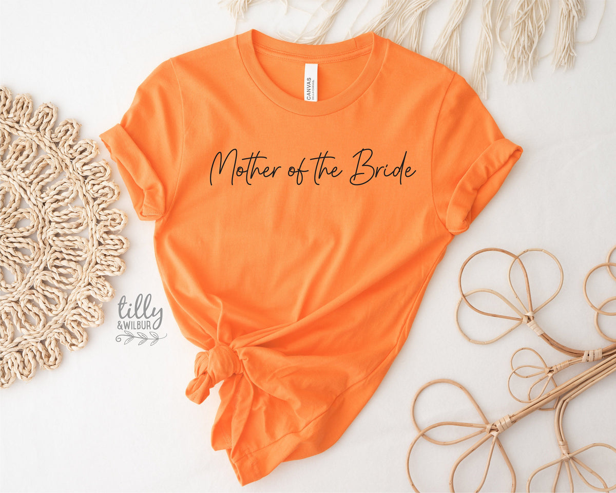 Mother Of The Bride T-Shirt, Bride Tribe T-Shirt, Bridesmaids T-Shirt, Matching Bridal Party Gifts, Wedding Gift, Hens Party Shirts, Groom