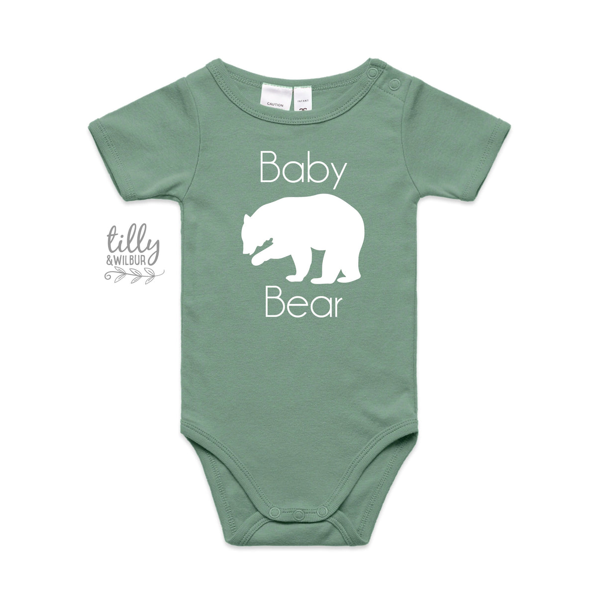 Baby Bear Bodysuit, Add To Matching Set For Growing Bub, Matching Mother's Day Bodysuit, Matching Father's Day Bodysuit, Matching Family