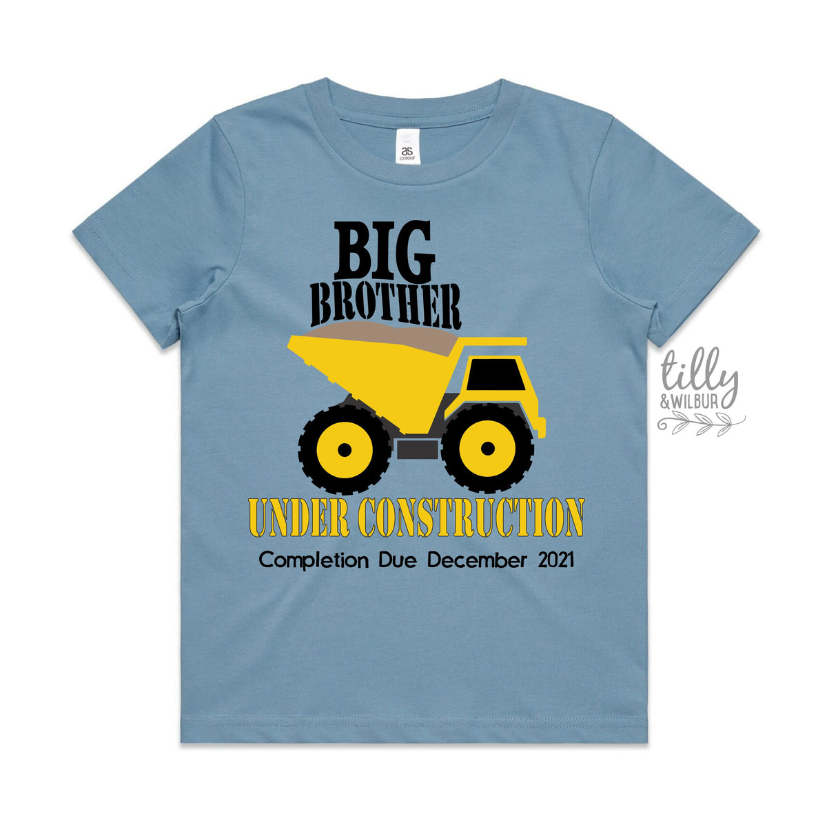 Big Brother T-Shirt, Big Brother Under Construction T-Shirt, Promoted To Big Brother, I'm Going To Be A Big Brother, Pregnancy Announcement