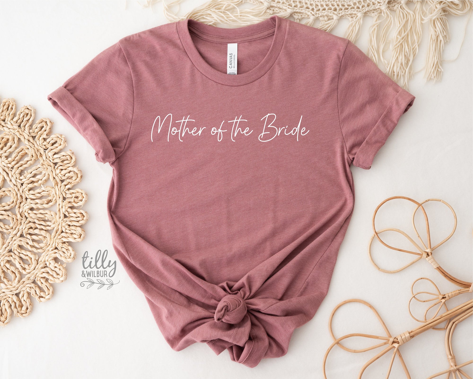 Mother Of The Bride T-Shirt, Bride Tribe T-Shirt, Bridesmaids T-Shirt, Matching Bridal Party Gifts, Wedding Gift, Hens Party Shirts, Groom