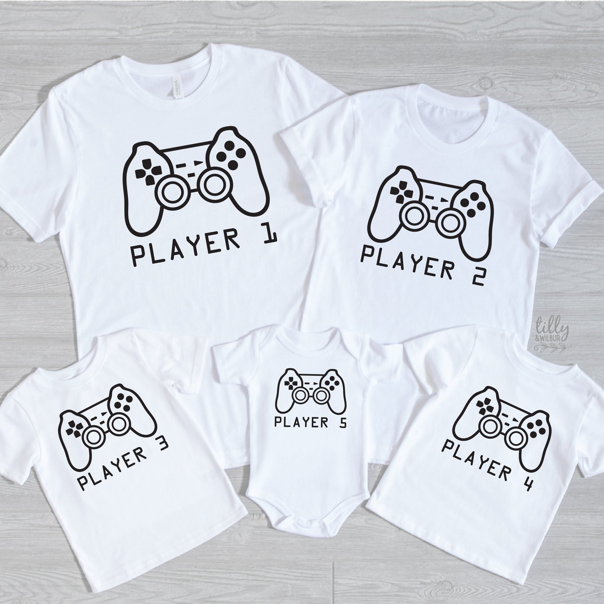 Player 1 Player 2, Father Son Matching Shirts, Matching Dad Baby, Twin Outfits, Sibling Set, Gaming, Father's Day Gift, Video Gift, Gamer