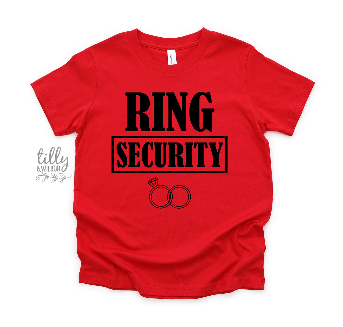 Ring Security T-Shirt, Ring Bearer Gift, Ring Security, Ring Bearer T-Shirt, Boy&#39;s Wedding T-Shirt, Bridal Party, Engagement, Flower Girl