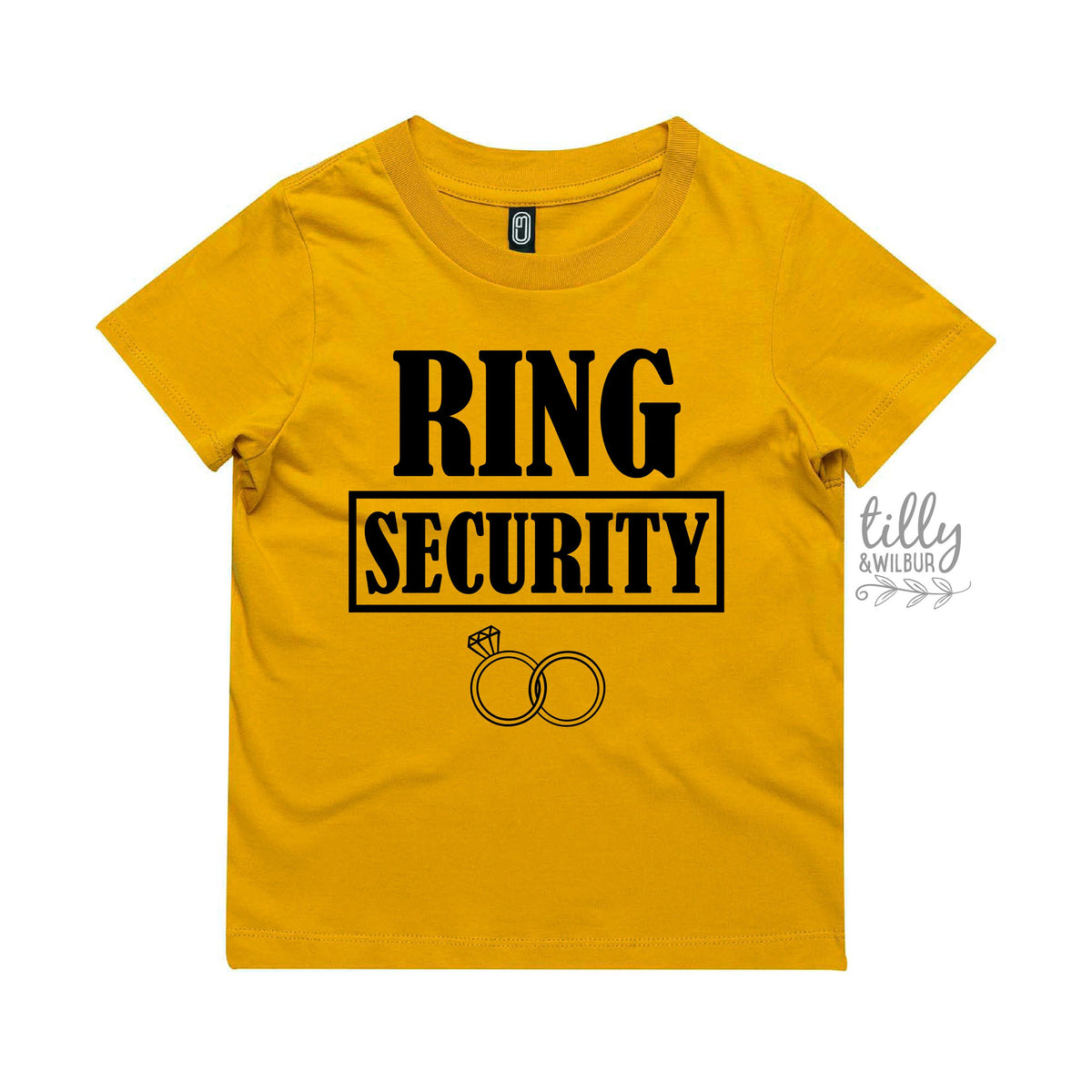 Ring Security T-Shirt, Ring Bearer Gift, Ring Security, Ring Bearer T-Shirt, Boy&#39;s Wedding T-Shirt, Bridal Party, Engagement, Flower Girl