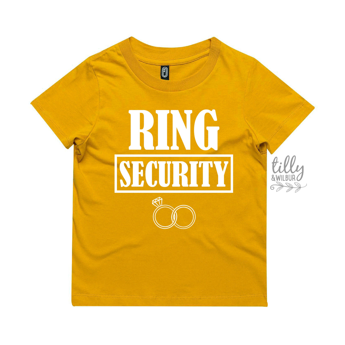 Ring Security T-Shirt, Ring Bearer Gift, Ring Security, Ring Bearer T-Shirt, Boy&#39;s Wedding T-Shirt, Bridal Party, Engagement, Flower Girl