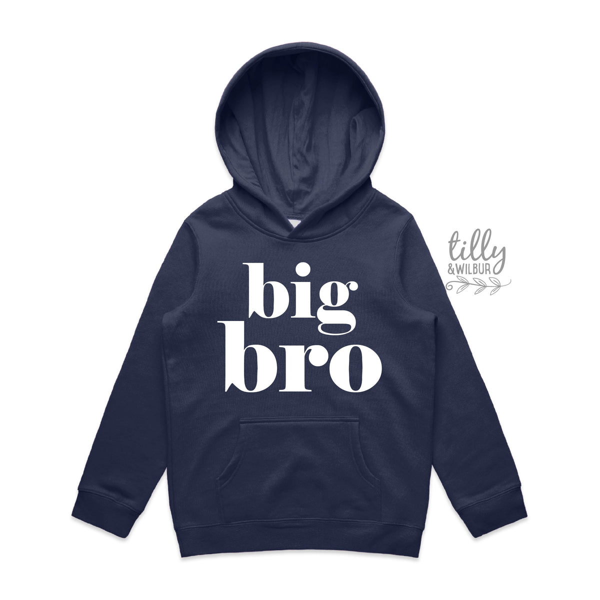 Big Bro Hoodie, Promoted To Big Brother Jumper, Big Brother Sweatshirt, I&#39;m Going To Be A Big Brother, Pregnancy Announcement MIDNIGHT BLUE