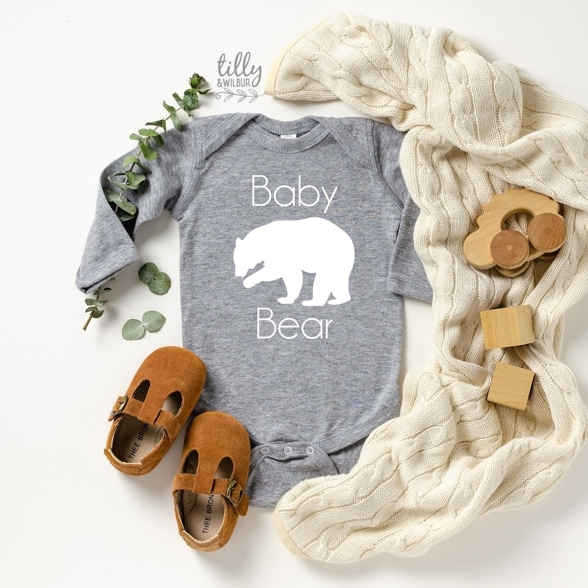 Baby Bear Bodysuit, Add To Matching Set For Growing Bub, Matching Mother&#39;s Day Bodysuit, Matching Father&#39;s Day Bodysuit, Matching Family