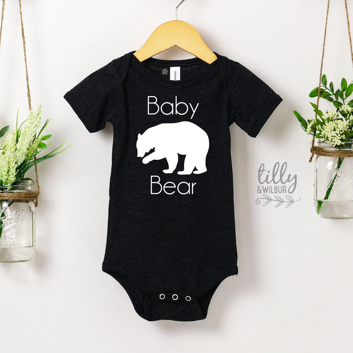 Baby Bear Bodysuit, Add To Matching Set For Growing Bub, Matching Mother&#39;s Day Bodysuit, Matching Father&#39;s Day Bodysuit, Matching Family