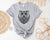 Owl T-Shirt, Women's Owl T-Shirt, Bird Print, Bird Lover Gift, Birdwatcher T-Shirt, Night Owl T-Shirt, Graphic Tee, , Owl Art, Owl Drawing