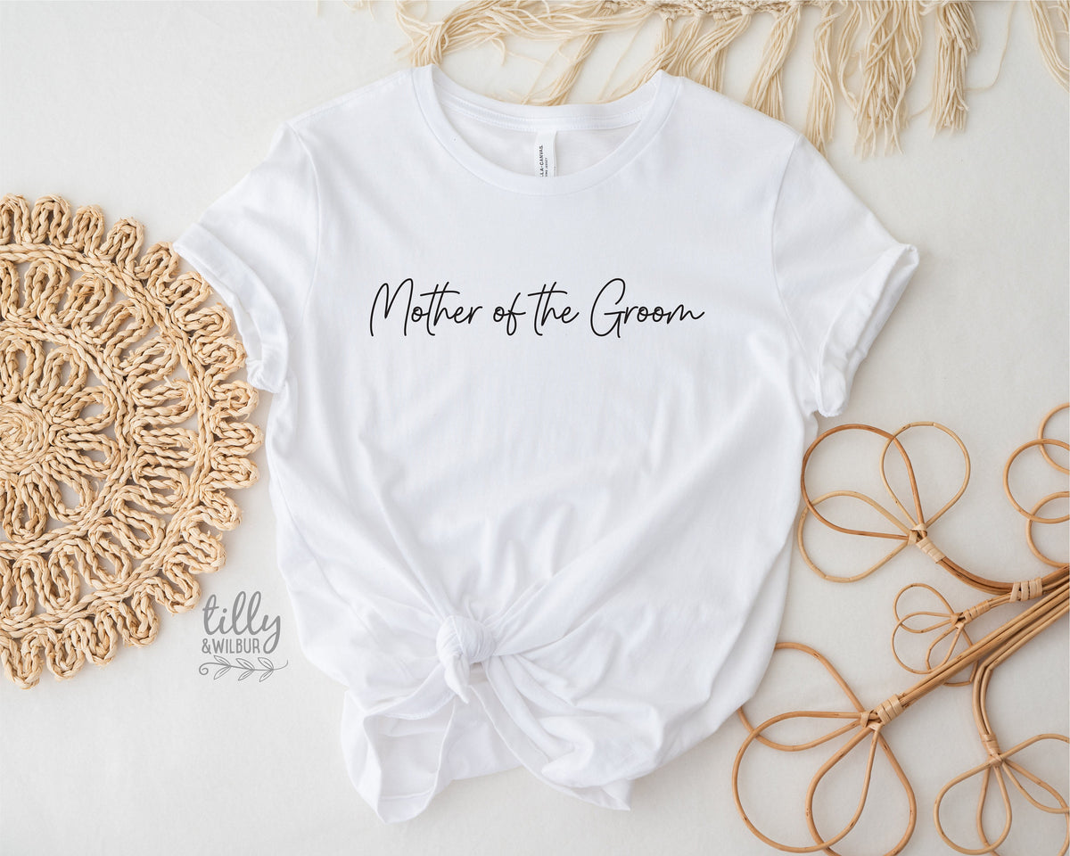 Mother Of The Groom T-Shirt, Bride Tribe T-Shirt, Bridesmaids T-Shirt, Matching Bridal Party Gifts, Wedding Gift, Hens Party Shirts, Groom