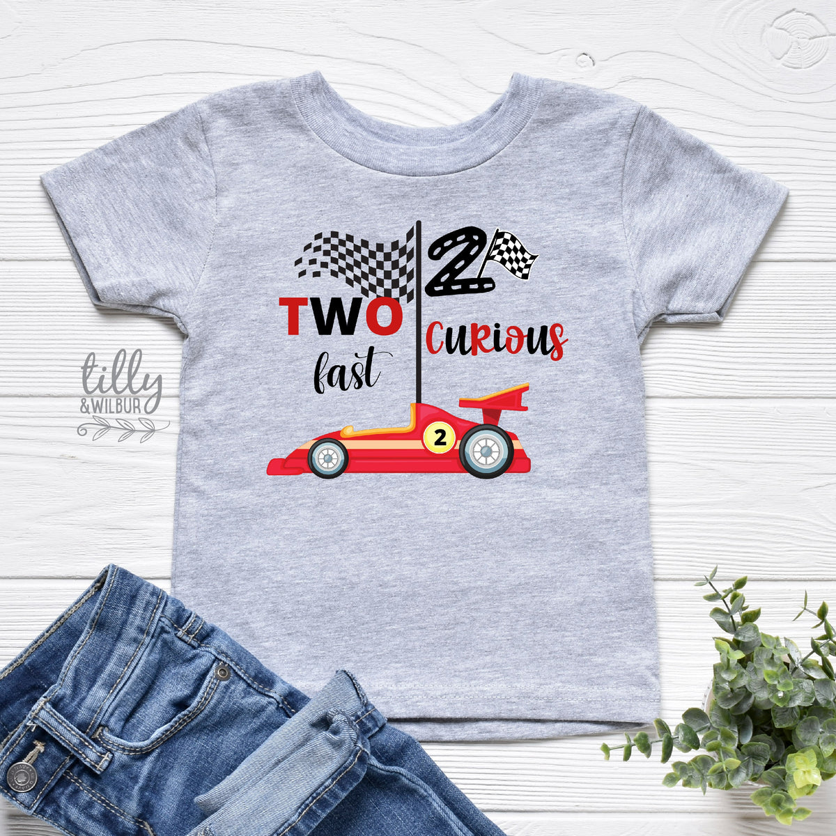 2nd Birthday T-Shirt, Two Fast Two Curious Birthday T-Shirt, 2nd Second Birthday, Two Birthday Gift, Boys 2nd Birthday, Boys Birthday TShirt