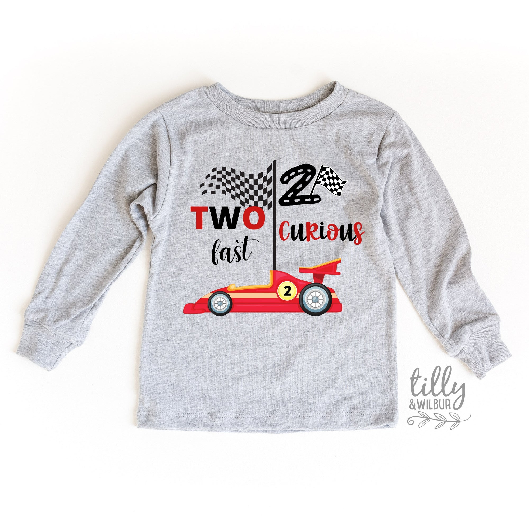 2nd Birthday T-Shirt, Two Fast Two Curious Birthday T-Shirt, 2nd Second Birthday, Two Birthday Gift, Boys 2nd Birthday, Boys Birthday TShirt