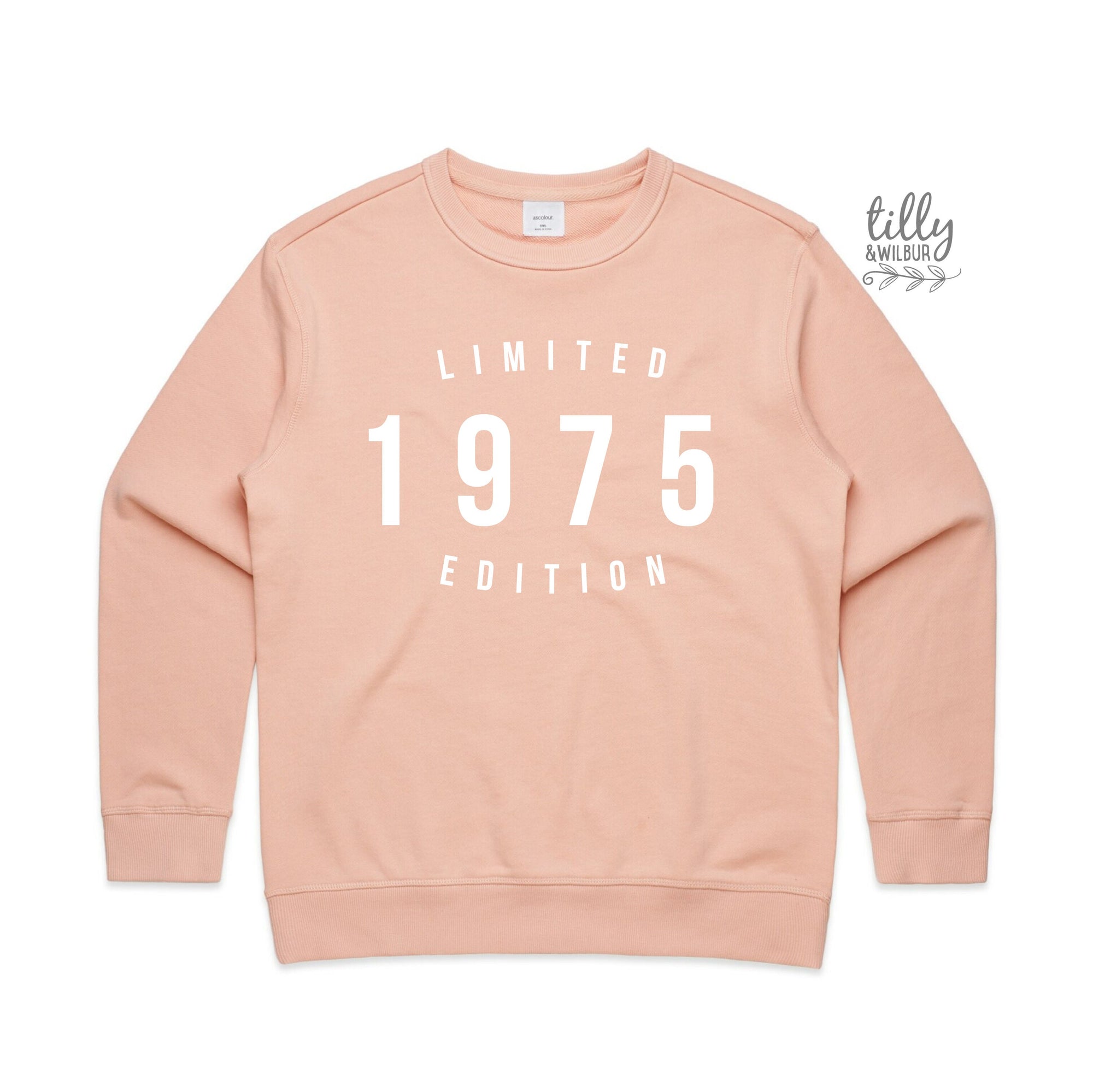 Limited Edition Birthday Jumper With Personalised Year, Limited Edition Jumper, Personalised Birthday Sweatshirt, Women's Birthday Sweater