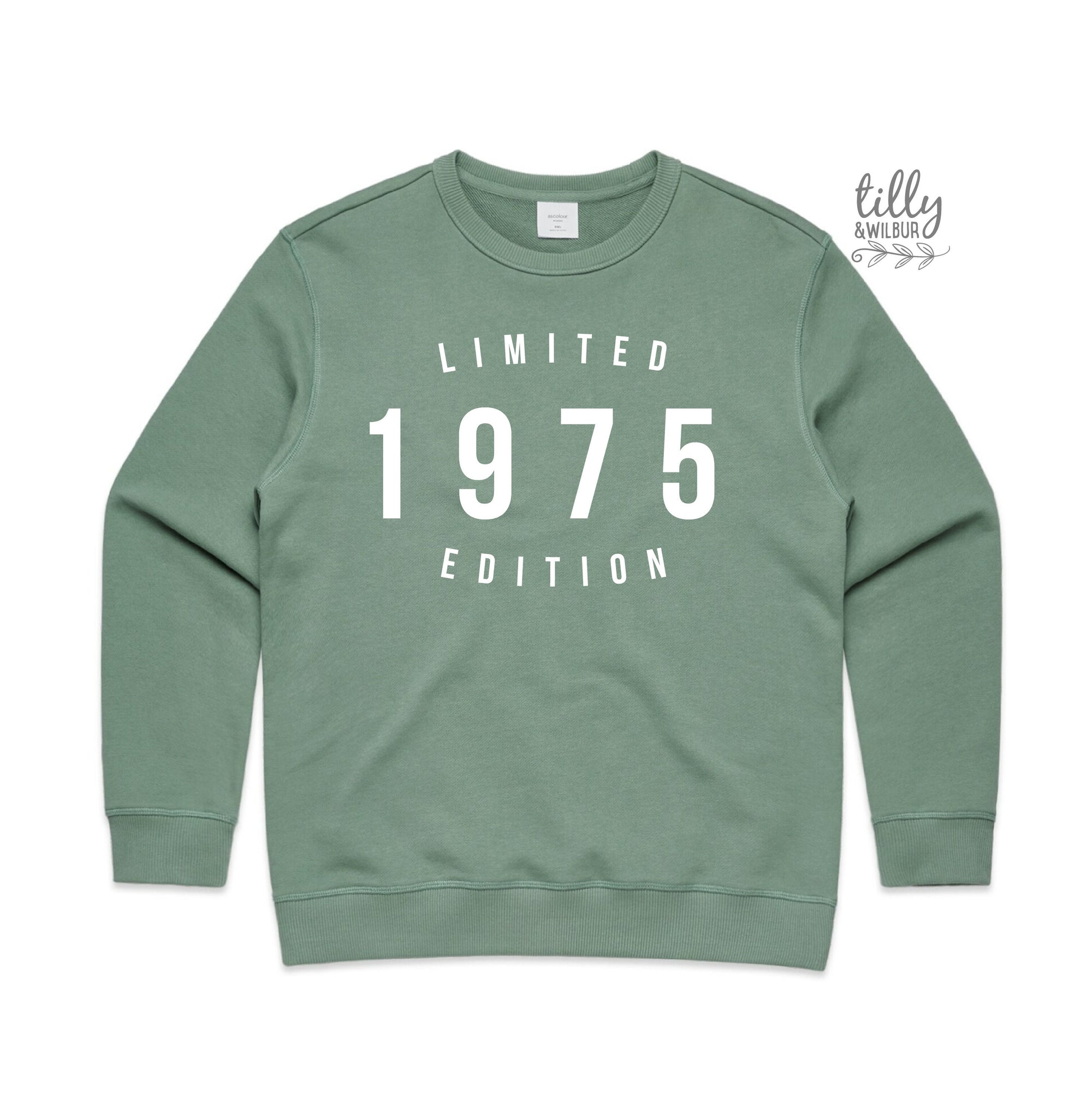 Limited Edition Birthday Jumper With Personalised Year, Limited Edition Jumper, Personalised Birthday Sweatshirt, Women's Birthday Sweater