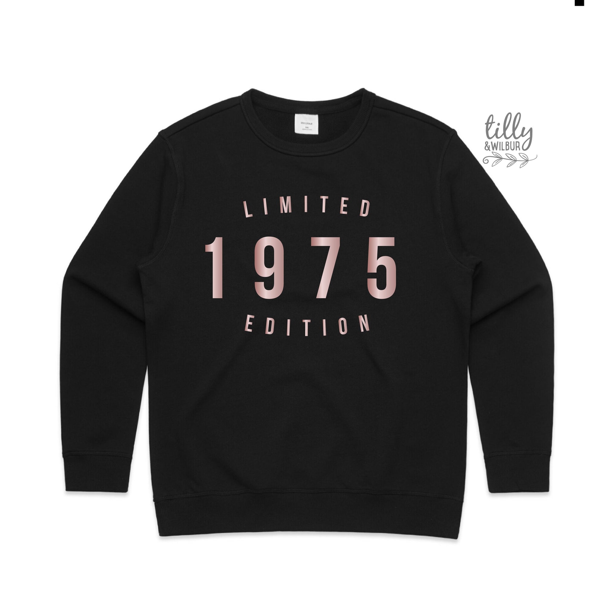 Limited Edition Birthday Jumper With Personalised Year, Limited Edition Jumper, Personalised Birthday Sweatshirt, Women's Birthday Sweater