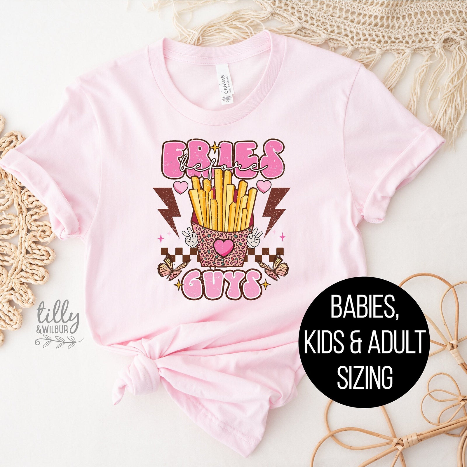 Fries Before Guys T-Shirt, Funny Valentine T-Shirt, Funny Valentine's Day T-Shirt, Valentine's Day Shirt, Valentine's Day Gift, Love Sucks