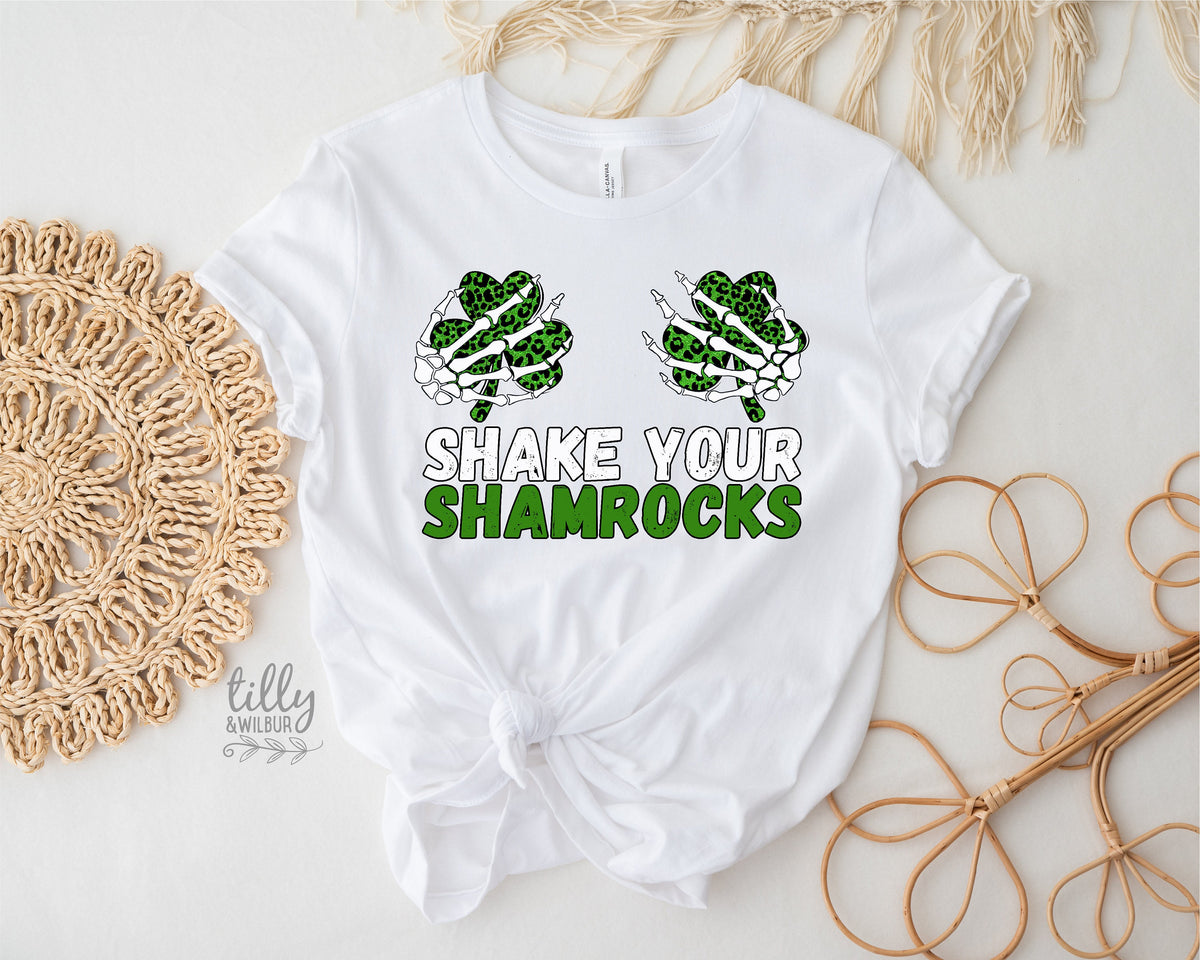 Cheeky St Patrick&#39;s Day T-Shirt, Shake Your Shamrock&#39;s T-Shirt, Happy St Paddy&#39;s Day, Women&#39;s T-Shirt, Kiss Me I&#39;m Irish, Ireland, Celtic