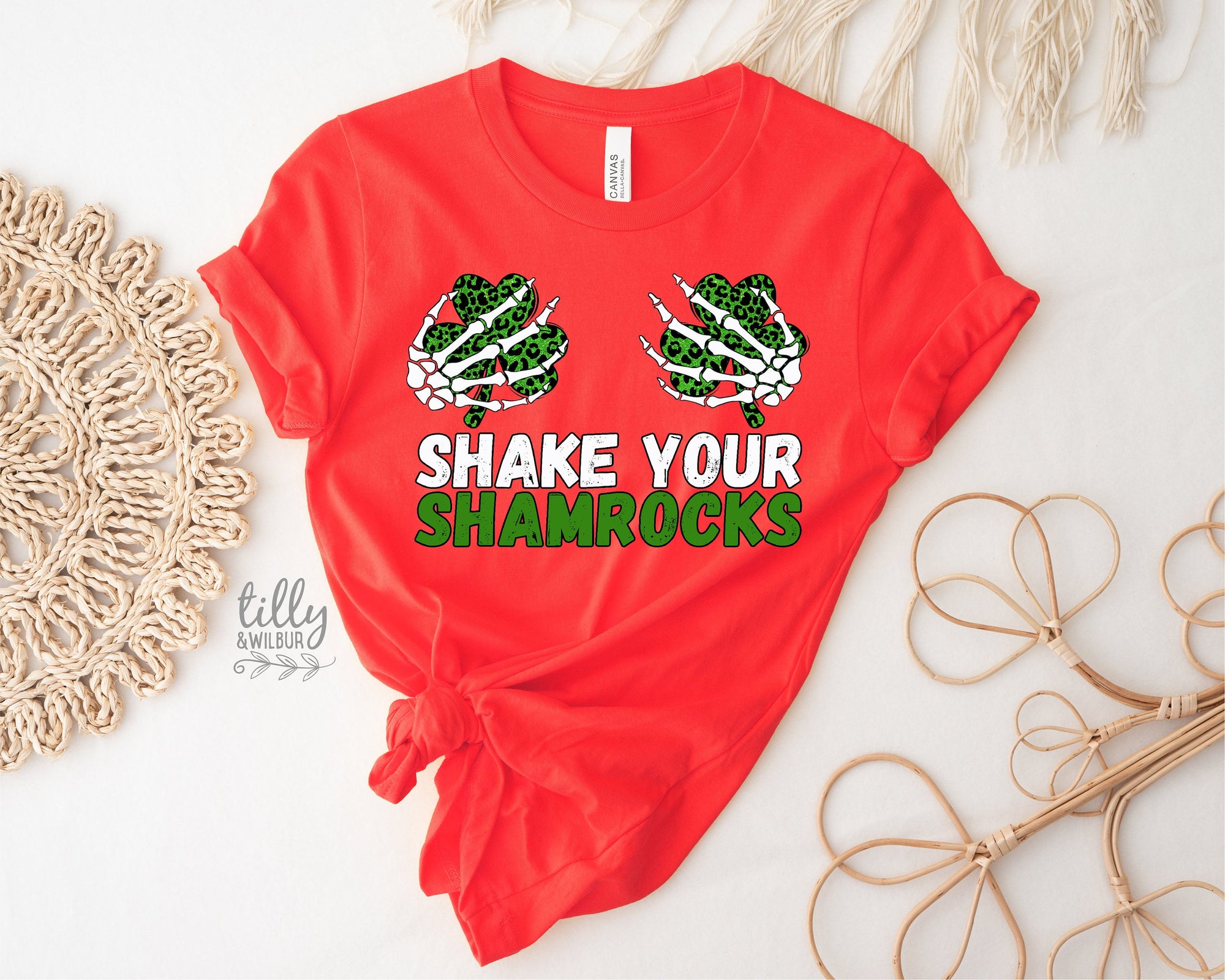 Cheeky St Patrick's Day T-Shirt, Shake Your Shamrock's T-Shirt, Happy St Paddy's Day, Women's T-Shirt, Kiss Me I'm Irish, Ireland, Celtic