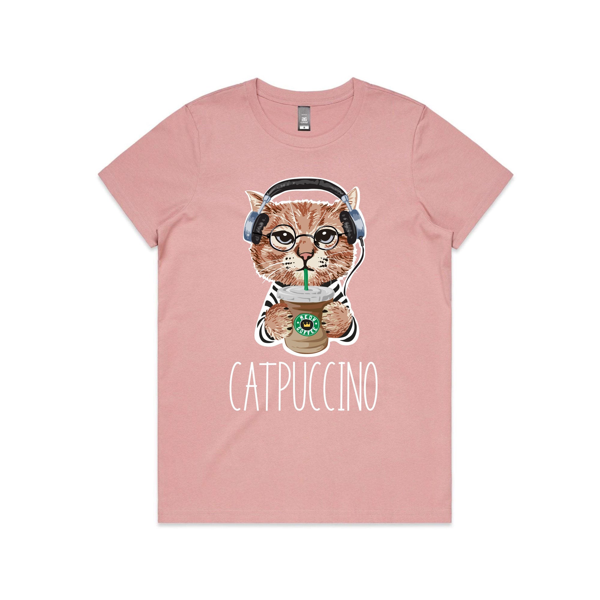 Cat T-Shirt, Catpuccino T-Shirt, Funny Cat T-Shirt, Womens, Mens & Kids Sizing, Kitty Tee, Kitten T-Shirt, I Love Cats T-Shirt, Cat Lover